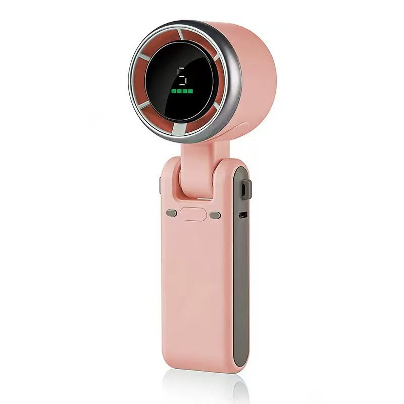 Portable Rechargeable Digital Display Handheld Fan