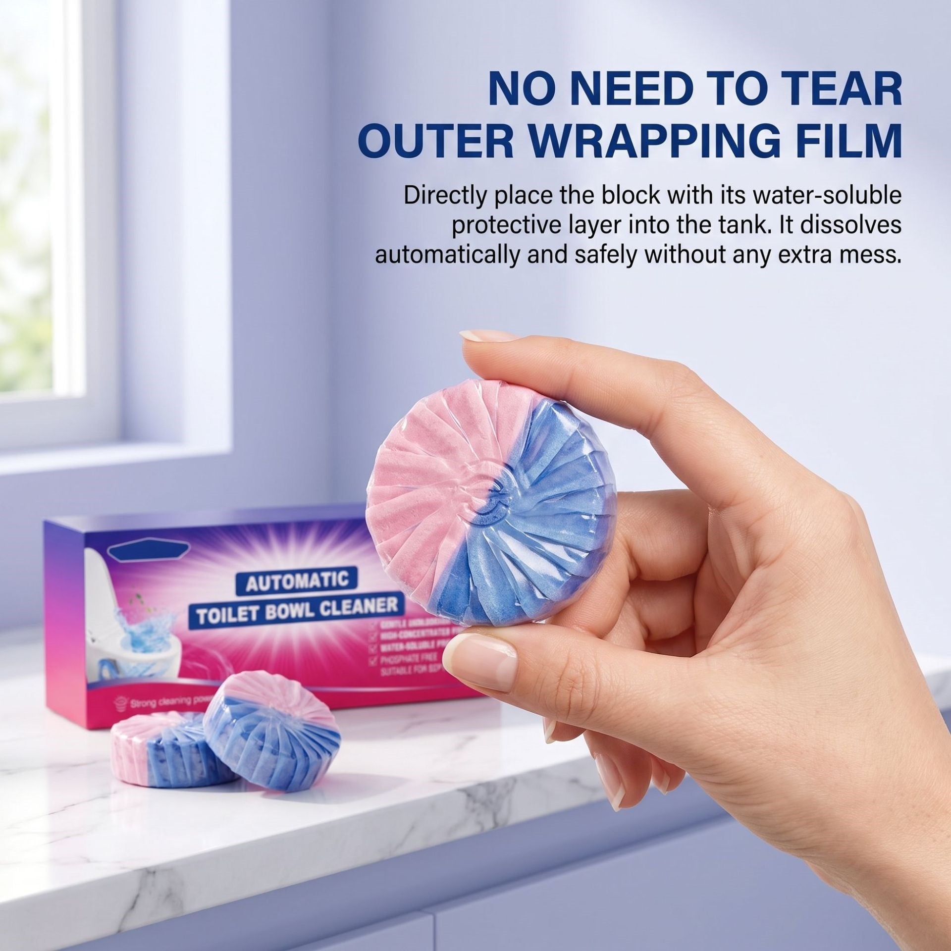 Toilet cleaning tablets