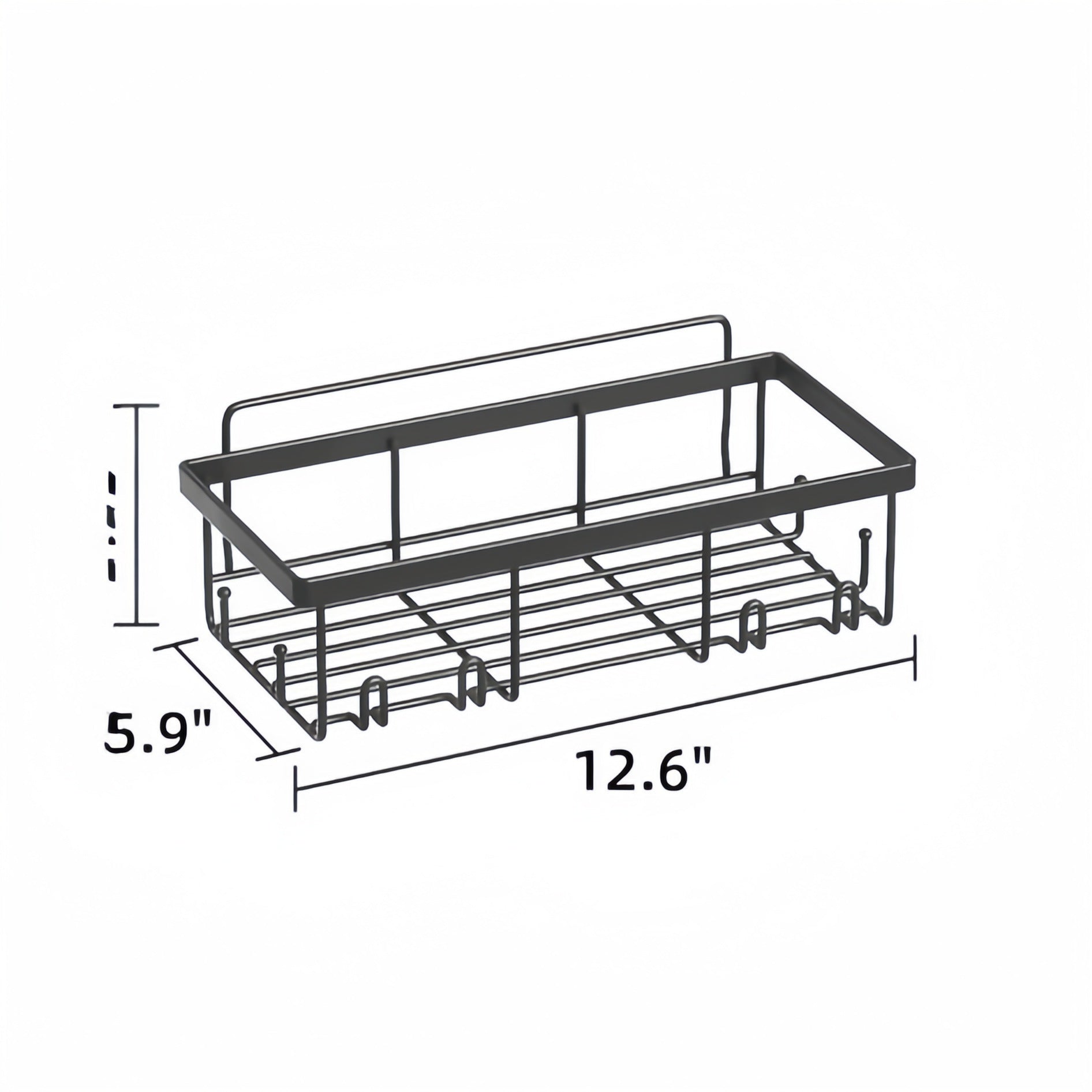 Wall-Mounted Bathroom Organizer
