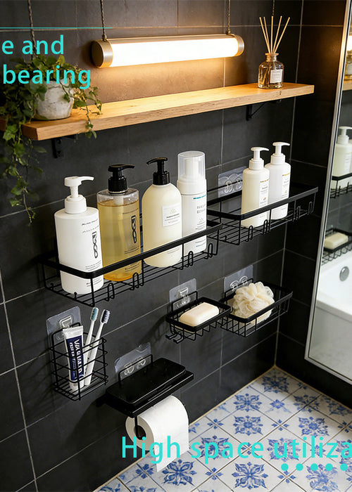 Wall-Mounted Bathroom Organizer