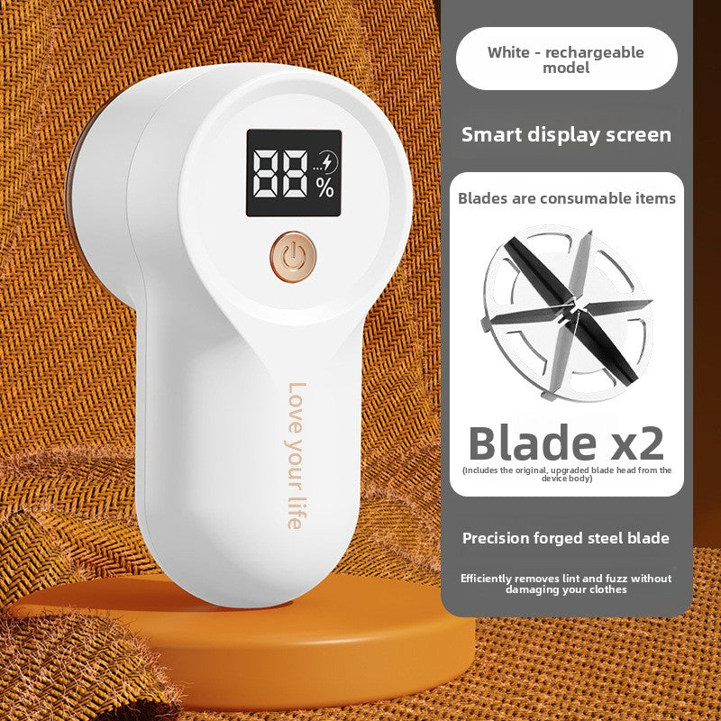 Rechargeable Fabric Hair Remover with Digital Display