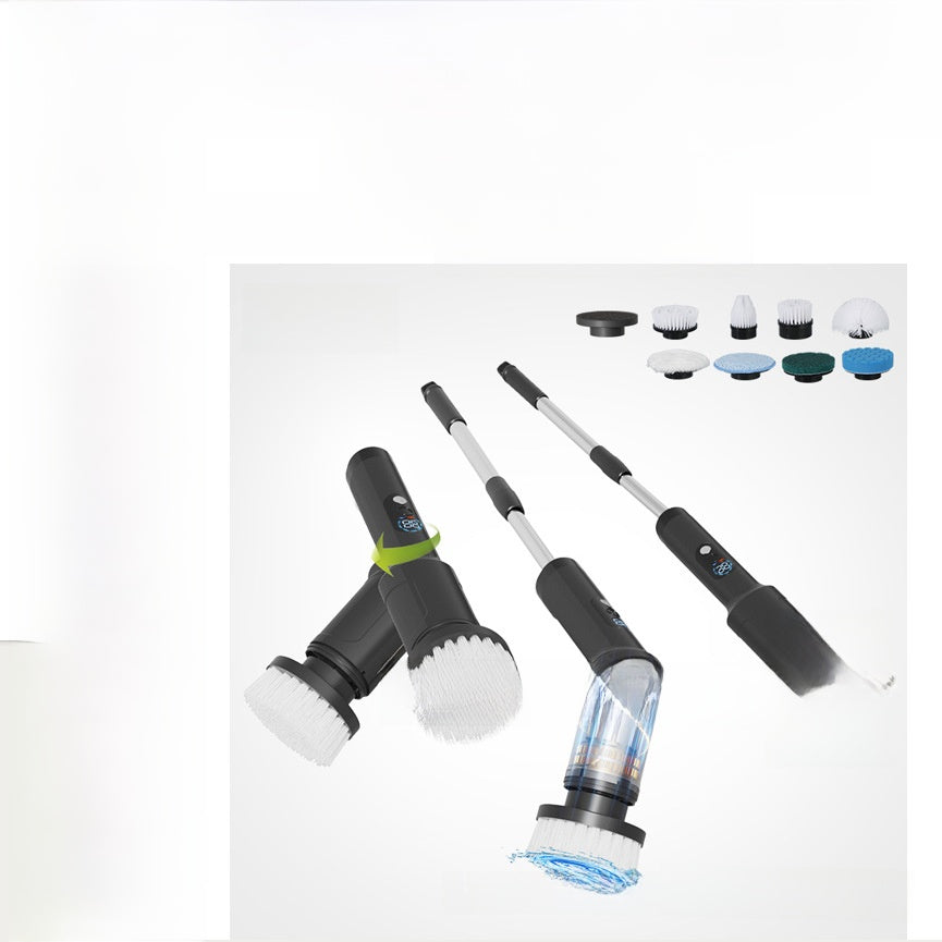Multifunctional Electric Cleaning Brush with Interchangeable Heads