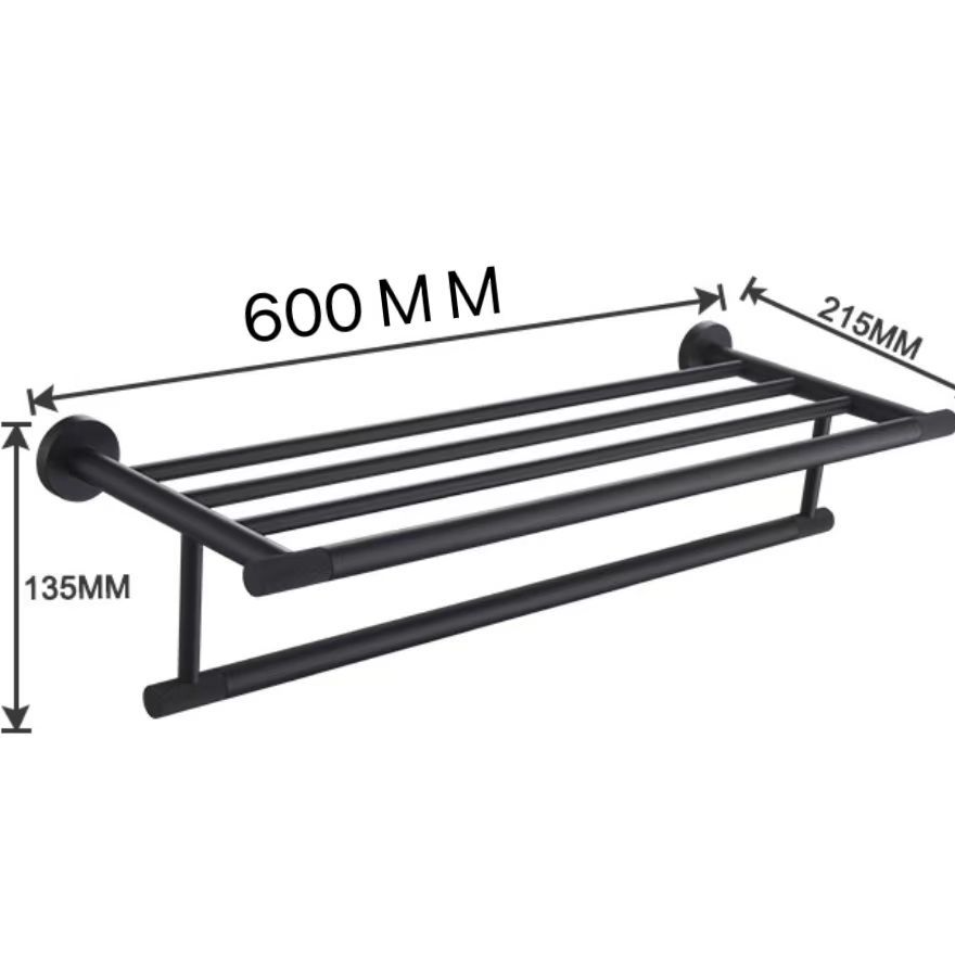 Stainless Steel Bathroom Towel Rack Set