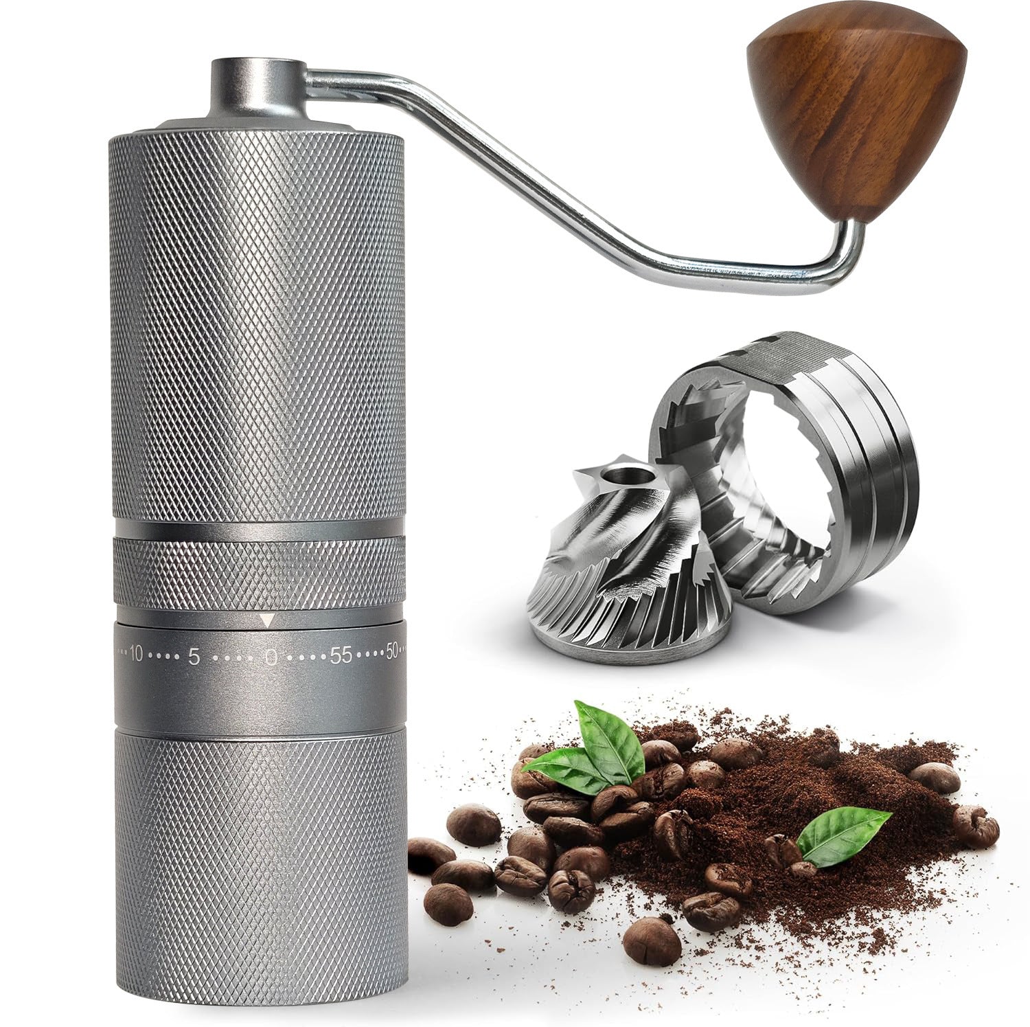 Portable electric coffee grinder