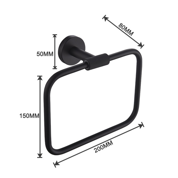 Stainless Steel Bathroom Towel Rack Set