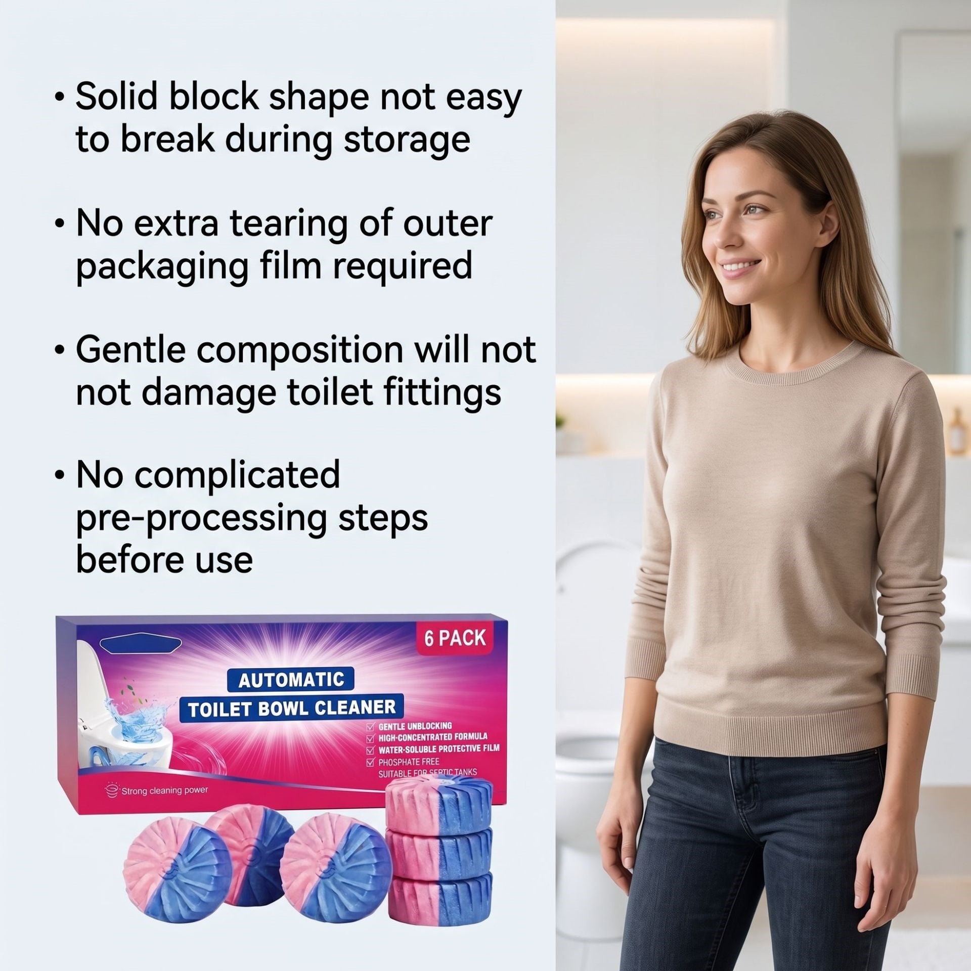 Toilet cleaning tablets