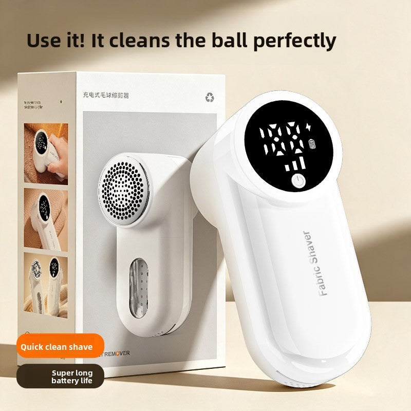Rechargeable Fabric Hair Remover with Digital Display