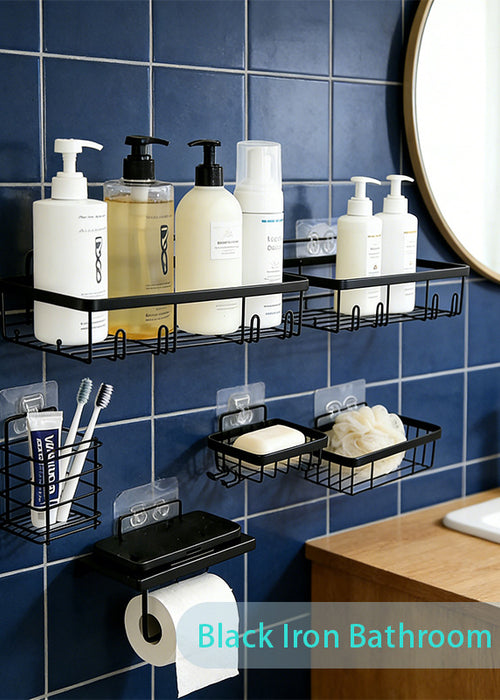 Wall-Mounted Bathroom Organizer