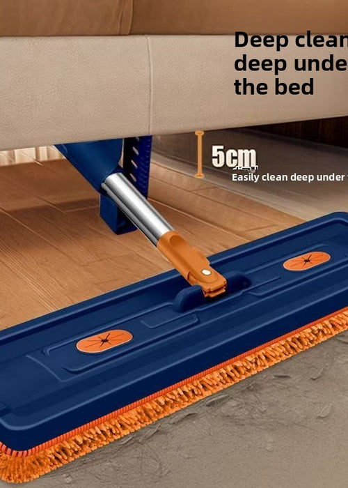Chenille Flat Mop with Roller Squeezer